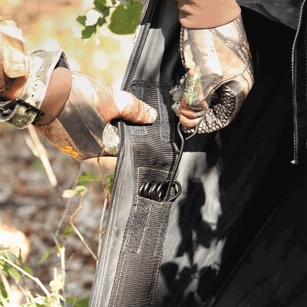 Muddy Hunting Whitetail Deer Buck Hog Silent Standing Height 64” Epic Camo Pattern Ravage Ground Blind - Image 3