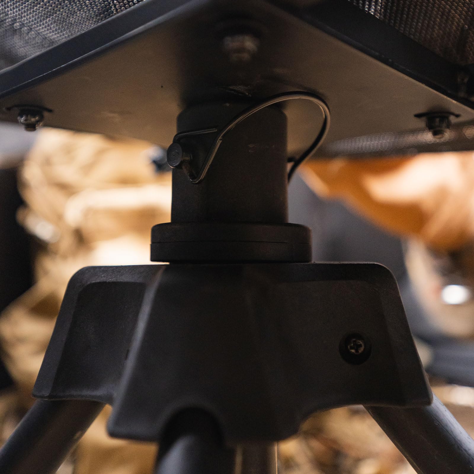 Muddy Swivel Ground Seat with Adjustable Legs - Durable Foldable Portable Hunting Outdoor 360 Degree Flex-Tek Seat with Integrated Armrests & Removable Carry Strap, 300 Lbs. Maximum Capacity - Image 5