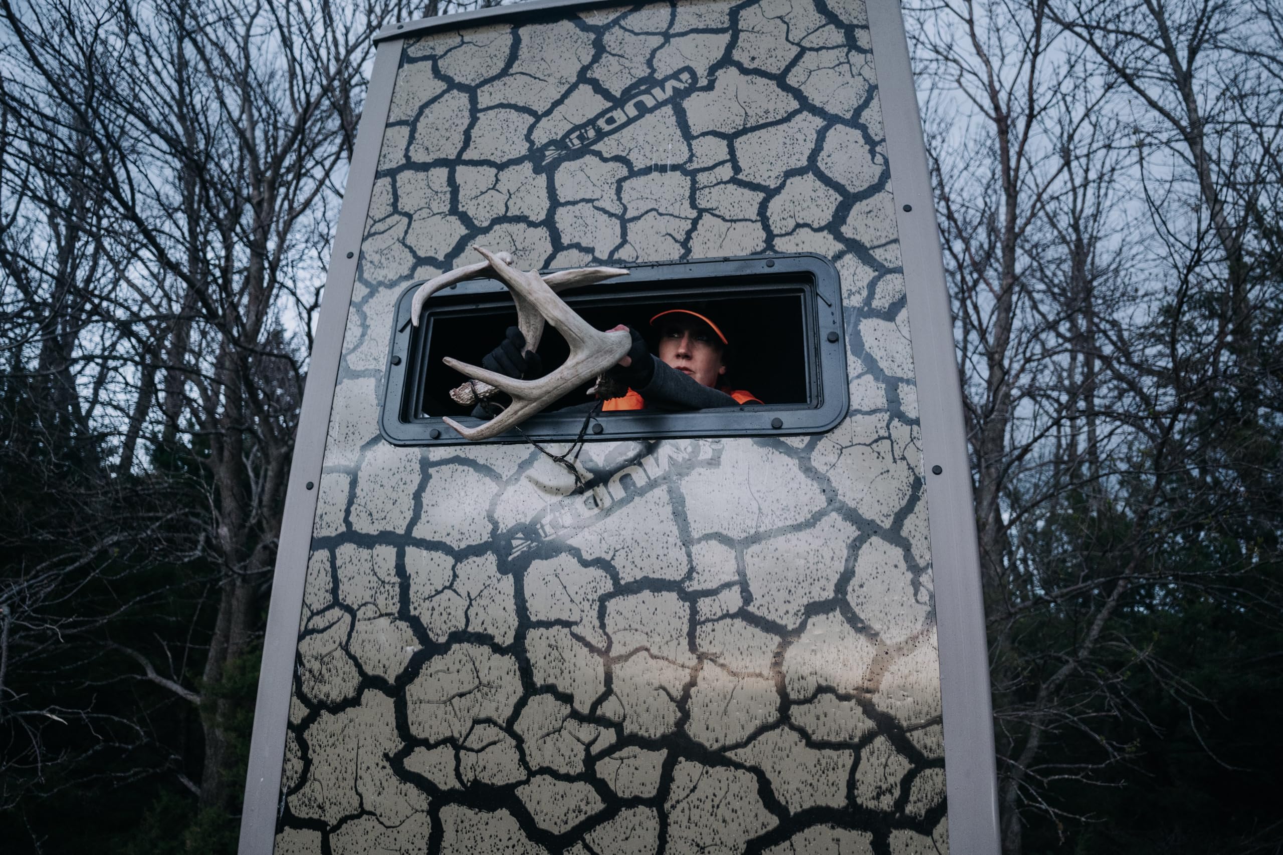 Striker Box Blind/Steel Wall CONSTUCTION/Cracked MUD CAMO - Image 7