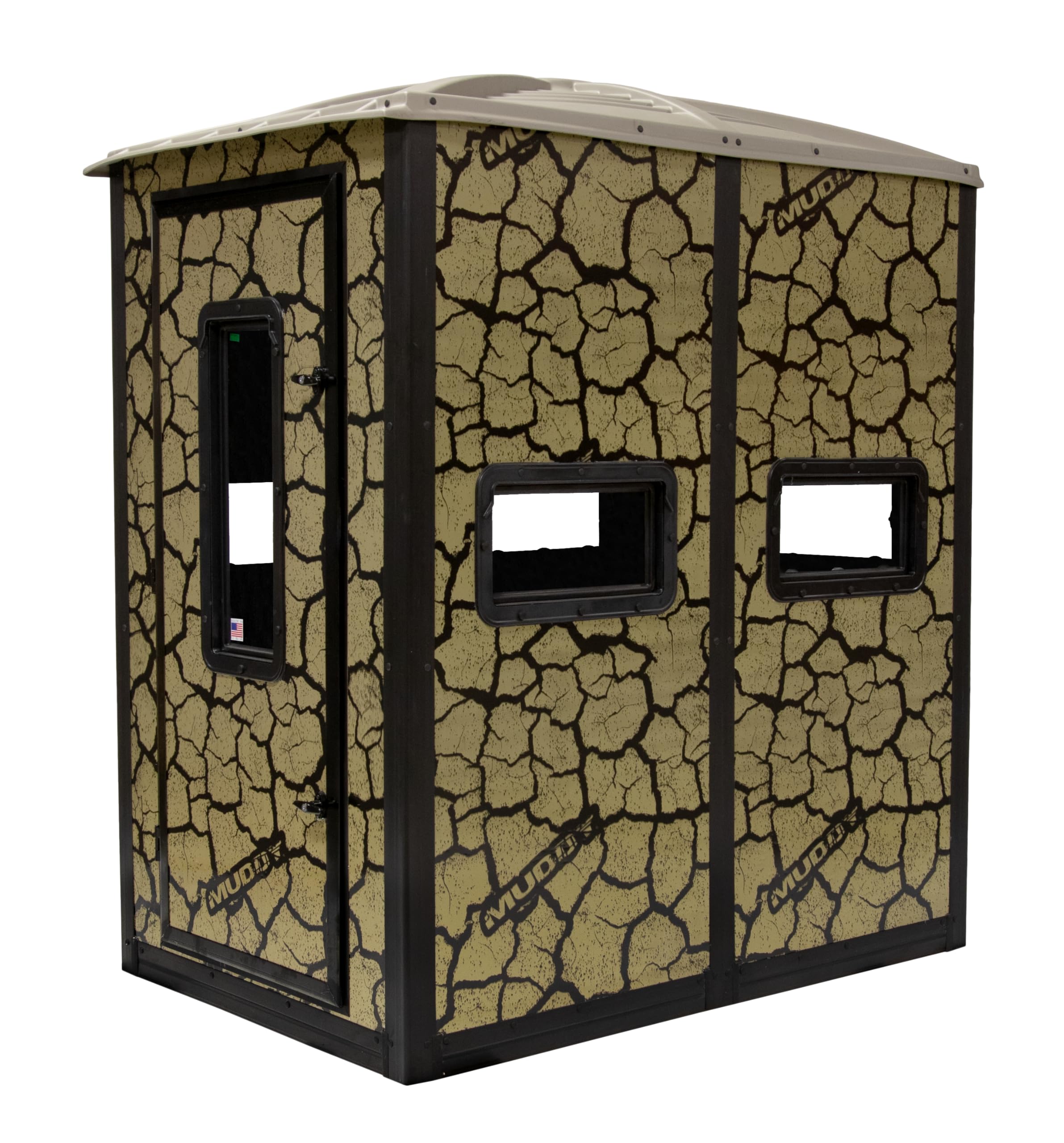 Striker Box Blind/Steel Wall CONSTUCTION/Cracked MUD CAMO - Image 3